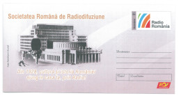 IP 2021 - 45 RADIO, MICROPHONE, Romanian Broadcasting Company, Romania - Stationery - Unused - 2021 - Postal Stationery