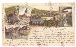 RO 42 - 19016 BRASOV, Litho, Romania - Old Postcard - Used - 1897 - Romania