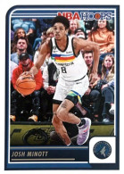 47 Josh Minott - Minnesota Timberwolves - Carte Panini 2023-2024 NBA Hoops Base Cards - Autres & Non Classés