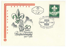 SC 25 - 1014 Scout AUSTRIA - Cover - Used - 1962 - Briefe U. Dokumente