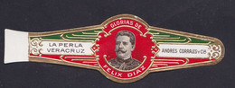 Ancienne Bague De Cigare Vitola B175 Félix Diaz - Sigarenbandjes