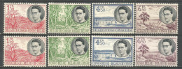 CONGO BELGA YVERT NUM. 329/336 SERIE COMPLETA --2 SELLOS SIN GOMA-- - Unused Stamps