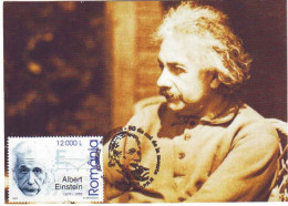 MAX 19 - 21 ALBERT EINSTEIN, Romania - Maximum Card - 2005 - Albert Einstein
