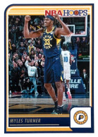 56 Myles Turner - Indiana Pacers - Carte Panini 2023-2024 NBA Hoops Base Cards - Otros & Sin Clasificación