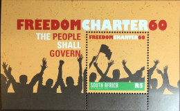 South Africa 2015 Freedom Charter Minisheet MNH - Ongebruikt