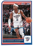 59 Shai Gilgeous-Alexander - Oklahoma City Thunder - Carte Panini 2023-2024 NBA Hoops Base Cards - Andere & Zonder Classificatie
