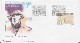 3857 FDC Andorra La Vella  2004, Patrimoni Artistic, Patrimonio Artístico - Storia Postale