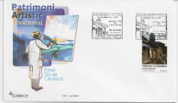 3857 FDC Andorra La Vella  2004, Patrimoni Artistic, Patrimonio Artístico - Cartas & Documentos