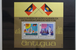 Antigua Und Barbuda Block 6 Mit 290, 292 Postfrisch #UN528 - Antigua Und Barbuda (1981-...)