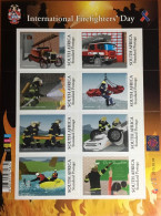 South Africa 2015 Firefighters Day Sheetlet MNH - Unused Stamps