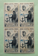 Bloc De 4 Timbres Neufs AOF 15F - MNH - YT PA21 - Faidherbe Centenaire Des Troupes Africaines - Unused Stamps