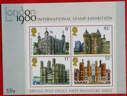Architectur Expo London  (Mi 760-763 Block 1) 1978 POSTFRIS MNH ** ENGLAND GRANDE-BRETAGNE GB GREAT BRITAIN - Unused Stamps