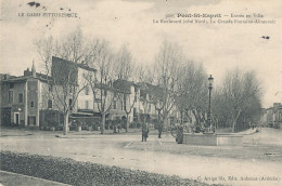 30 // PONT SAINT ESPRIT   Entrée En Ville - Le Boulevard Coté Nord    La Grande Fontaine Abreuvoir  * - Pont-Saint-Esprit