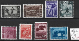 ROUMANIE 515 à 22 * Côte 29 € - Unused Stamps