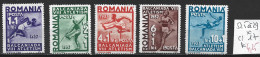 ROUMANIE 525 à 29 * Côte 17 € - Unused Stamps