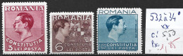 ROUMANIE 532 à 34 ** Côte 5.50 € - Unused Stamps
