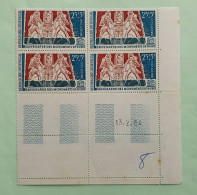 Bloc De 4 Timbres Neufs Sénégal 25F+5F - Coin Daté 13.2.64 MNH - YT PA39 - UNESCO Sauvegarde Des Monuments De Nubie 1964 - Sénégal (1960-...)