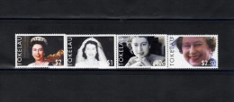 Tokelau-2006 The 80th Anniversary Of The Birth Of Queen Elizabeth II-(4 V.)). MNH** - Tokelau