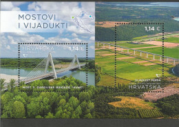 HR 2023-1608-9 BRIDGES HRVATSKA CROATIA, S/S, MNH - Croazia