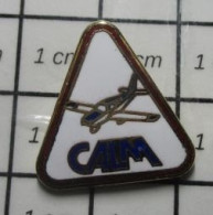 1518B Pin's Pins / Beau Et Rare / AVIATION / AVION CIVIL TRIANGLE DE SIGNALISATION CALM - Avions