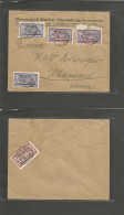 Memel. 1922 (5 Oct) Heydekrug - Switzerland, Wadenswil. Multifkd Env, Ovptd Issue. Comercial Correspondence. - Andere & Zonder Classificatie