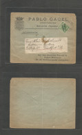 MARRUECOS - German. 1900 (March) German PO French Currency Ovptd Issue. Tanger - Germany Frankfurt. Spain Malaga Wines I - Morocco (1956-...)