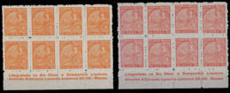 MACAU. 325/326*. 1945 (2 January) Padrôes". The Locally Printed Retouched Design On Medium Thick Paper. A Beautiful Pair - Other & Unclassified