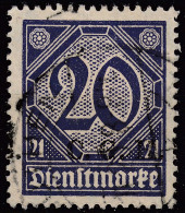 Oberschlesien - Upper Silesia Mi. D4 Overprint 20 Pfennig Gebraucht Used 1920 - Silésie