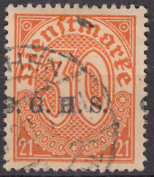 Oberschlesien - Upper Silesia Mi. D5 Overprint 30 Pfennig Gebraucht Used 1920 - Silezië