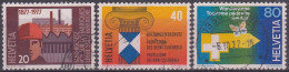 SUIZA 1977 Nº 1030/1032 USADO - Usati