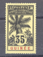 Guinée  :  Yv  41  *      ,    N3 - Nuevos