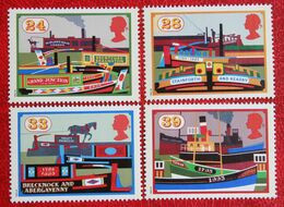 INLAND WATERWAYS Boat Shiff (Mi 1459-1462) 1993 POSTFRIS MNH ** ENGLAND GRANDE-BRETAGNE GB GREAT BRITAIN - Unused Stamps