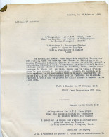 Dépôt De Plainte à L'encontre Du Gouverneur Jean Rapenne.6 Pages.général De Gaulle S'impose à La Tête De La France Libre - Documenti