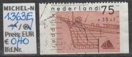 1989 - NIEDERLANDE - SM "Sommermarken-Histor. Schiffe" 75+35 C Schwarz/graulila - O Gestempelt - S.Scan (1363Eo Nl) - Gebruikt