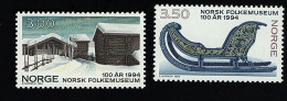 1994 Folk Museum  Michel NO 1161 - 1162 Stamp Number NO 1063 - 1064 Yvert Et Tellier NO 1118 - 1119 Xx MNH - Neufs