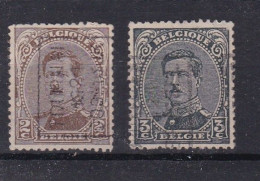 Belgie YT° 135-149 + 183 - 1915-1920 Albert I.