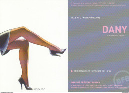 Carte Invitation Galerie BOSSER Exposition En 2002 Avec DANY (1) - Postcards