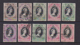 CORONATION    1953    10 Various Stamps    USED - Collections (without Album)