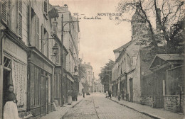 FRANCE - Montrouge - Vue Sur La Grande Rue - E M - Vue Générale - Des Maisons Autour - Carte Postale Ancienne - Montrouge