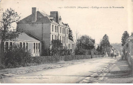 GORRON - Collège Et Route De Normandie - état - Gorron