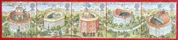 Shakespeare Globe Theater Theatre Castles (Mi 1580-1584) 1995 POSTFRIS MNH ** ENGLAND GRANDE-BRETAGNE GB GREAT BRITAIN - Unused Stamps