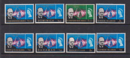 CHURCHILL    1966    8 Various Stamps    MH - Collections (sans Albums)