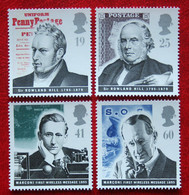 Sir Rowland HILL MARCONI PIONNERS COMMUNICA (Mi 1587-1590) 1995 POSTFRIS MNH ** ENGLAND GRANDE-BRETAGNE GB GREAT BRITAIN - Unused Stamps