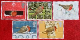 Natale Weihnachten Xmas Noel Kerst Robin (Mi 1596-1600) 1995 POSTFRIS MNH ** ENGLAND GRANDE-BRETAGNE GB GREAT BRITAIN - Unused Stamps