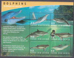 2003 Papua New Guinea 1031-1036KL Marine Fauna - Dolphins 7,00 € - Dolfijnen