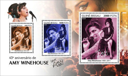 Guinea Bissau 2023, Music, Amy Winehouse, BF - Chanteurs