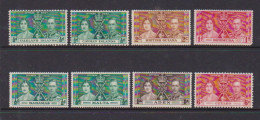 CORONATION    1937    8 Various Stamps    MH - Collezioni (senza Album)