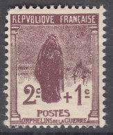 France 1926 Orphelins Yvert#229 Mint Hinged (avec Charniere) - Neufs