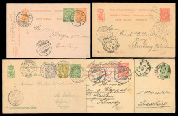 LUXEMBOURG. 1896 / 1920. Stat Cards Selection Of 5 Diff Nice Better Usages / Cancels, Adtl Fkg. Opportunity Group. Incl  - Other & Unclassified