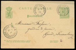 LUXEMBOURG. 1886 (1 Sept). Mondorf Les Bains - Ville. 5c Green Stat Card. VF. - Other & Unclassified